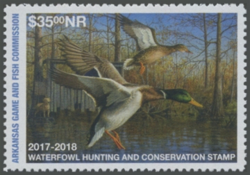 Picture of 2017 Arkansas Duck Stamp NR Hunter Type